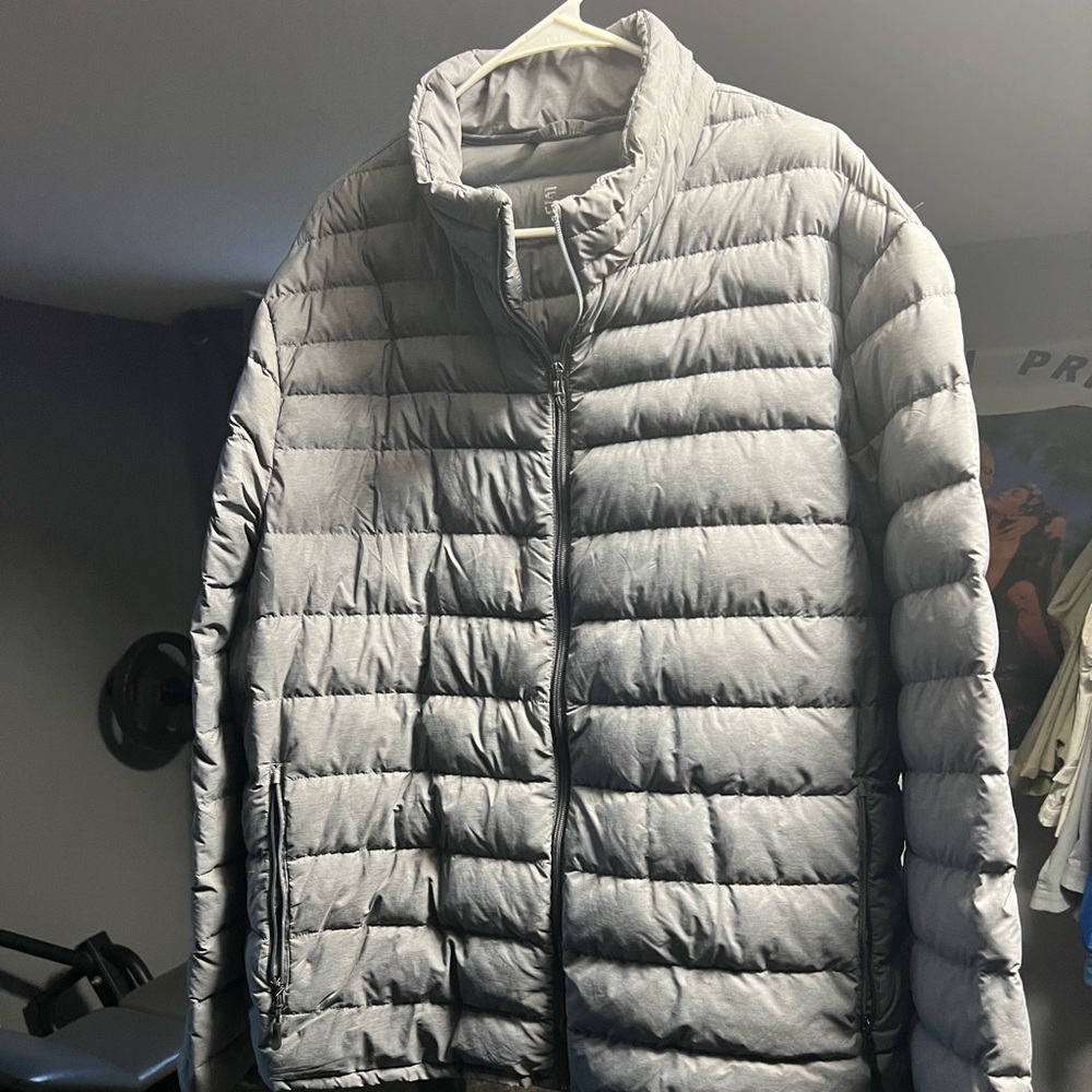 32 Degrees Gray Windbreaker Jacket - image 1